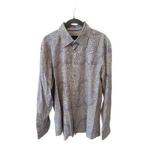 Saks Fifth Avenue Multicolor Paisley Shirt